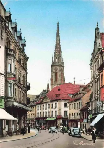 AK / Ansichtskarte MULHOUSE Muehlhausen 68 Haut-Rhin Rue du Sauvage Eglise Saint Etienne