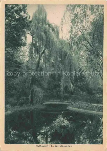 AK / Ansichtskarte Muelhausen Elsass Salvatorgarten