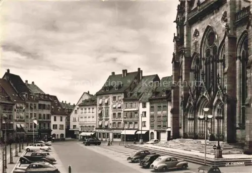 AK / Ansichtskarte MULHOUSE Muehlhausen 68 Haut-Rhin Le Parvis du Temple Saint Etienne