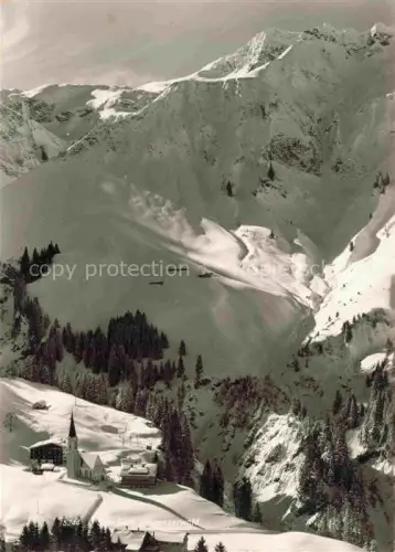 AK / Ansichtskarte Schroeken Schroecken 1300m Nesslegg Bregenzer Wald Vorarlberg AT Panorama