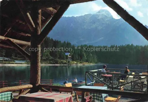 AK / Ansichtskarte Weissenfelser Seen Laghi di  Fusine Tarvisio Udine IT Erster See mit Markgart Gruppe