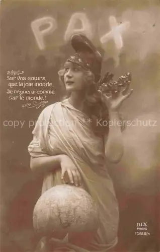 AK / Ansichtskarte Foto DIX Paris Nr. 1388/4 Sur vos eceure que la joie inonde Frau