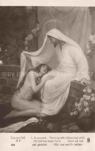 AK / Ansichtskarte Jesus Christus Christentum Salon de Paris A.F. Nr. 193 