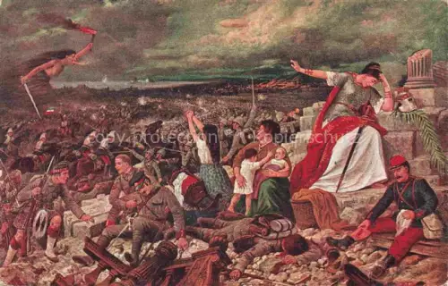 AK / Ansichtskarte HELVETIA Schweizer Schutzpatronin Europa Trauert