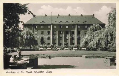 AK / Ansichtskarte ZWICKAU  Sachsen Ernst-Schneller-Platz