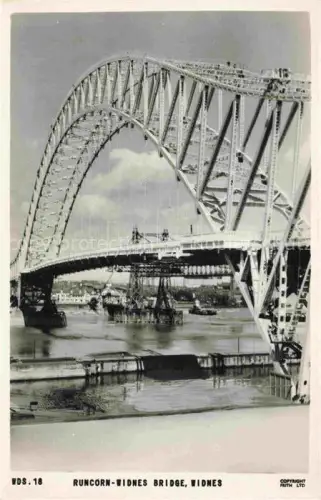 AK / Ansichtskarte Widnes Runcorn LIVERPOOL UK Runcorn Widnes Bridge