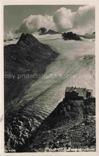 AK / Ansichtskarte Ramolhaus 3802m Obergurgl Tirol AT Gletscher Fliegeraufnahme