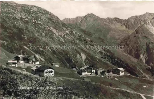 AK / Ansichtskarte Hochsoelden oetztal Tirol AT Panorama