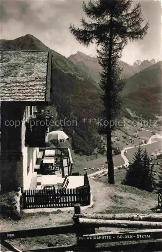 AK / Ansichtskarte Soelden  oetztal AT Edelweisshuette