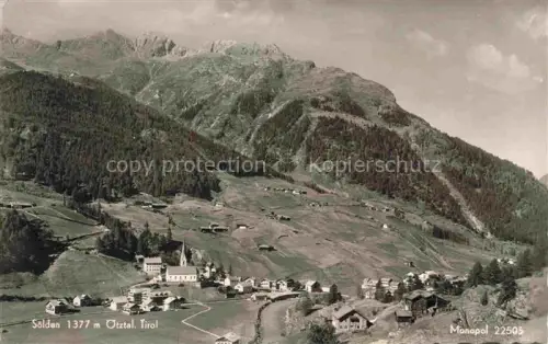 AK / Ansichtskarte Soelden  oetztal AT Panorama