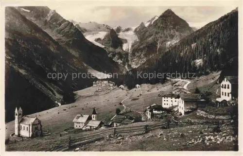 AK / Ansichtskarte Trafoi Stilfs Bolzano Suedtirol IT Panorama mit Kirche