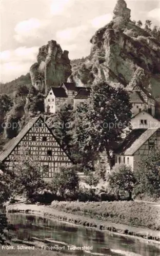 AK / Ansichtskarte Tuechersfeld Pottenstein Fraenkische Schweiz Bayern Felsendorf 