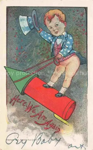 AK / Ansichtskarte Politik USA Here We Are Again