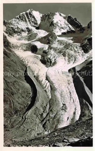 AK / Ansichtskarte Gletscher Ferner Glacier Glaciar Ghiacciaio-- Tschierva Piz Bernina Engadin
