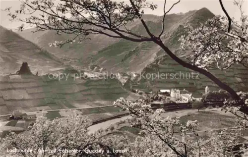 AK / Ansichtskarte Lochmuehle Ahrtal Mayschoss Ahrweiler Rheinland-Pfalz Ansicht vom Waldrand aus Felsentor Guckley Laach