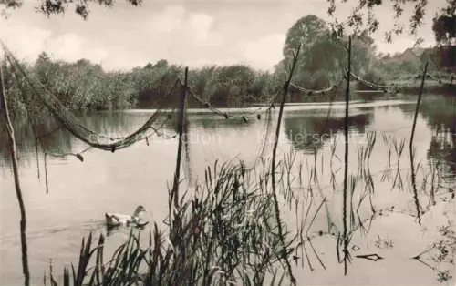 AK / Ansichtskarte Beeskow Fischernetze