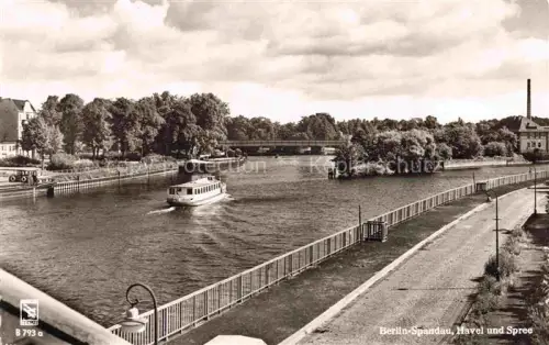 AK / Ansichtskarte Spandau BERLIN Havel und Spree Fahrgastschiff