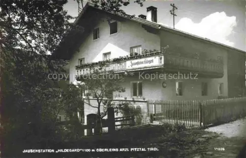 AK / Ansichtskarte Oberleins Arzl Pitztal Tirol AT Jausenstation Hildegard