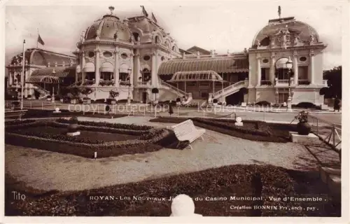 AK / Ansichtskarte ROYAN Poitiers-Charentes 17 Charente-Maritime Les nouveaux jardins du Casino Municipal