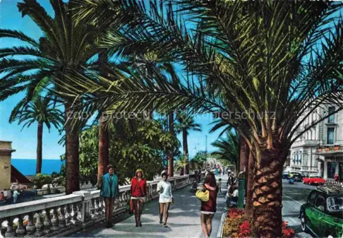AK / Ansichtskarte San Remo SANREMO Liguria IT Passeggiata Imperatrice Riviera del Fiori