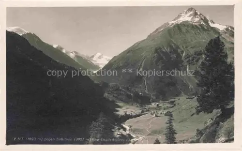 AK / Ansichtskarte Vent  oetztal Tirol AT mit Similaun und Thalleitspitze