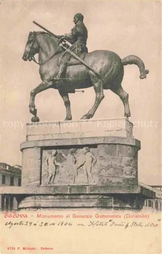 AK / Ansichtskarte PADOVA Veneto IT Monumento al Generale Gattamelata