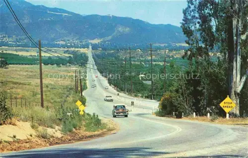 AK / Ansichtskarte Yucaipa California USA Sand Canyon Road and Yucaipa Blvd