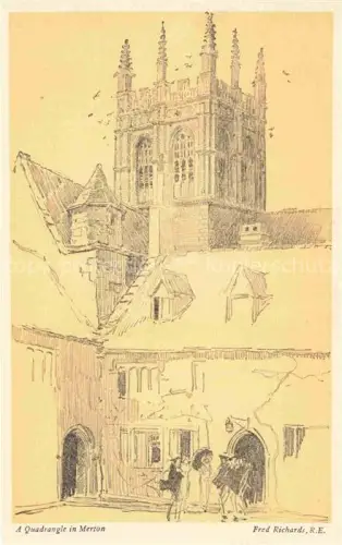 AK / Ansichtskarte Merton LONDON UK A Quadrangle in Merton