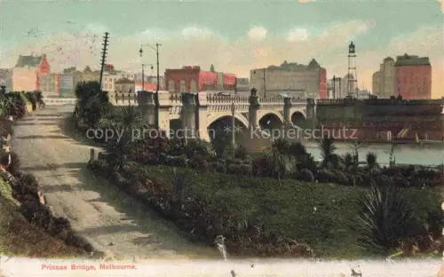 AK / Ansichtskarte MELBOURNE  Victoria Australia Princes Bridge