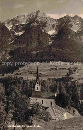 AK / Ansichtskarte Birnbaum Lesachtal Kaernten AT Kirche Panorama