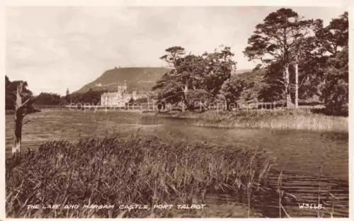 AK / Ansichtskarte Port Talbot Wales UK The Lake and Marsam Castle