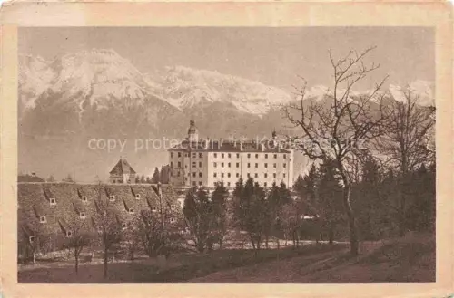 AK / Ansichtskarte INNSBRUCK Tirol AT Schloss Amras mit Nordkette