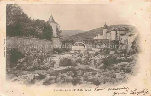 AK / Ansichtskarte Brassac Castelsarrasin 82 Tarn-et-Garonne Vue generale de Brassac