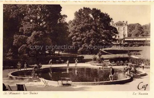 AK / Ansichtskarte St-Honore-les-Bains Chateau-Chinon 58 Nievre Park Brunnen