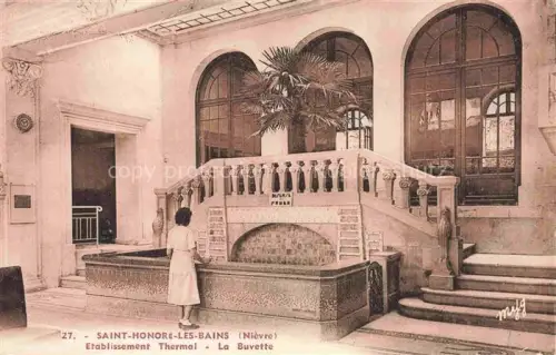 AK / Ansichtskarte Saint-Honore-les-Bains Etablissement Thermal La Buvette