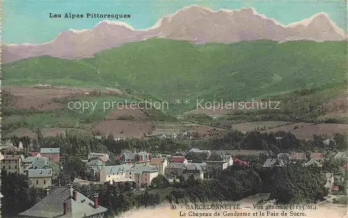 AK / Ansichtskarte Barcelonnette 04 Alpes-de-Haute-Provence Le Chapeau de Gendarme et le Pain de Sucre