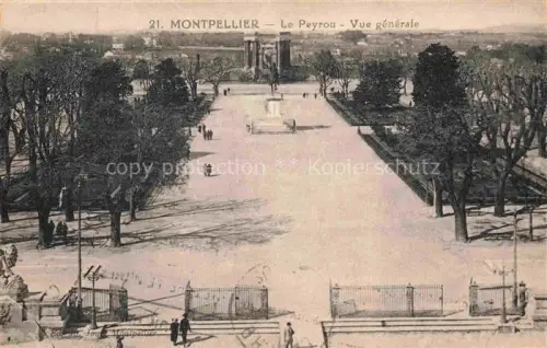 AK / Ansichtskarte MONTPELLIER 34 Herault Le Peyrou Vue generale