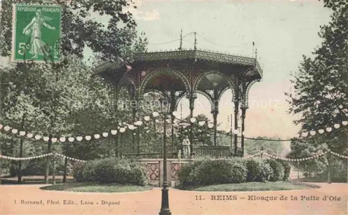 AK / Ansichtskarte REIMS 51 Marne Kiosque de la Patte d'Oie