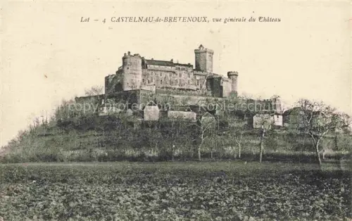 AK / Ansichtskarte Castelnau-de-Bretenoux FIGEAC 46 Lot Vue generale du Chateau