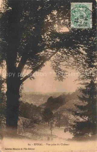 AK / Ansichtskarte EPINAL 88 Vosges Vue prise du Chateau