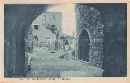 AK / Ansichtskarte Eze-les Pins NICE 06 Alpes-Maritimes Vieille Rue