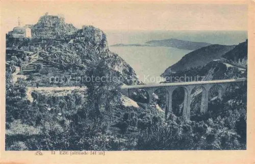 AK / Ansichtskarte Eze-les Pins NICE 06 Alpes-Maritimes Panorama Le Viaduc
