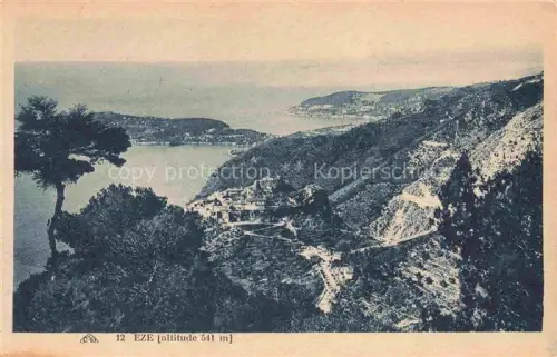 AK / Ansichtskarte Eze-les Pins NICE 06 Alpes-Maritimes Vue panoramique