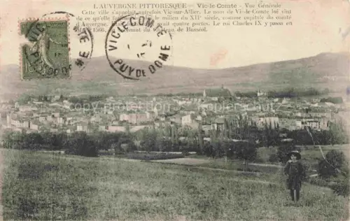 AK / Ansichtskarte Vic-le-Comte Clermont-Ferrand 63 Puy-de-Dome Vue generale