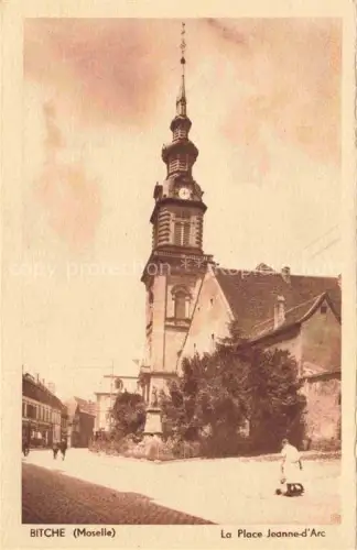 AK / Ansichtskarte Bitche Bitsch 57 Moselle Lothringen La Place Jeanne-d'Arc