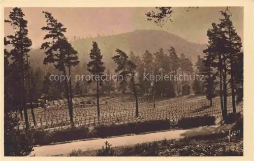 AK / Ansichtskarte Wettstein Col du Wettstein Orbey Urbeis 68 Haut Rhin Le Cimetiere des Chasseurs a pied