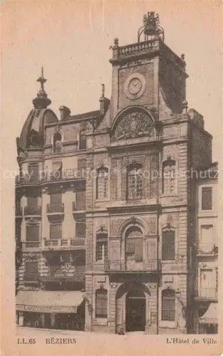 AK / Ansichtskarte BEZIERS 34 Herault Hotel de Ville
