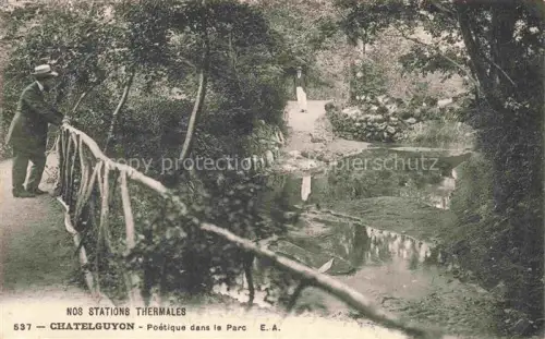 AK / Ansichtskarte Chatelguyon Chatel-Guyon 63 Puy-de-Dome Poetique dans le Parc Stations Thermales
