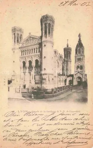 AK / Ansichtskarte LYON 69 Rhone Facade de la Basilique de ND de Fourviere