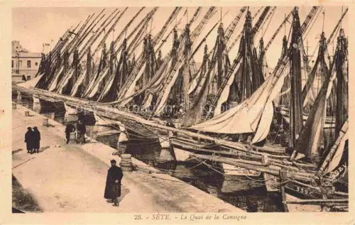 AK / Ansichtskarte SETE Cette Montpellier 34 Herault Le Quai de la Consigne